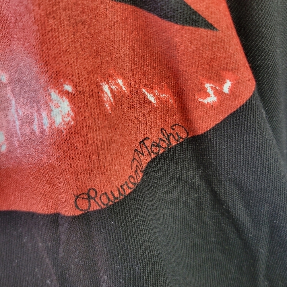 LAUREN MOSHI // Ltd Ed Edda short sleeve gap tooth lips soft vintage feel tee - Picture 12 of 12
